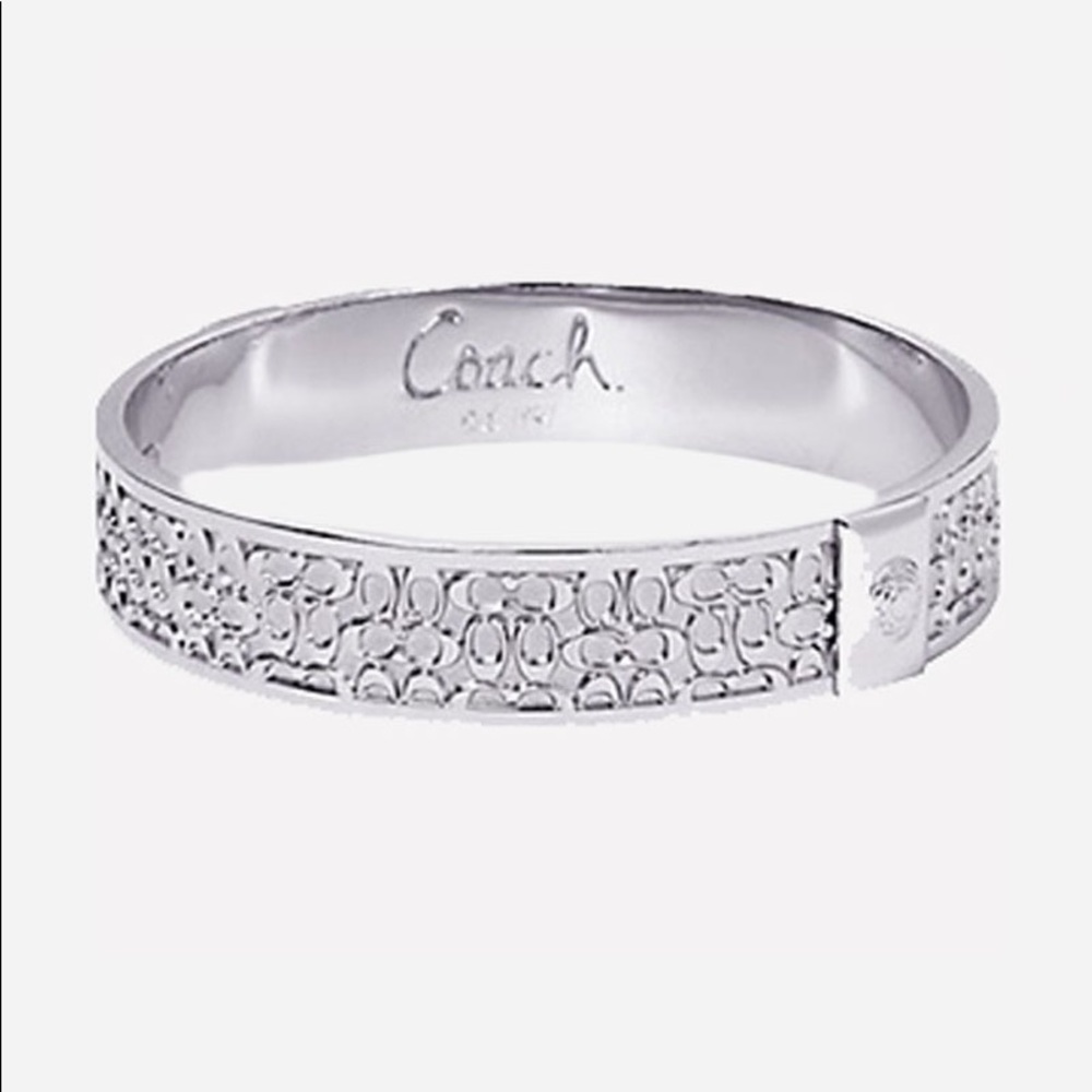 Vintage Coach Silver Bangle